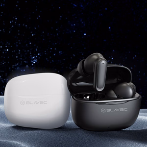 Blavec Bluetooth TWS Ausinės BW-08 Speak AI baltos