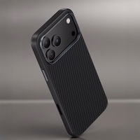 Benks Magnetinis apsauginis Kevlar dėklas su metalo rėmu 600D (A068) skirtas iPhone 17 Air juodas