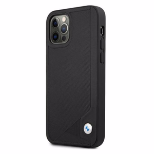 BMW Odinis įspaustas dėklas iPhone 12 / iPhone 12 Pro - juodas