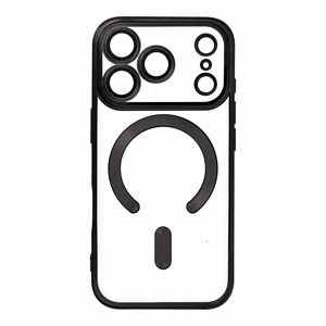 „Electro Mag Cover“ dėklas, skirtas „iPhone 17 Pro / 18 Pro“, suderinamas su „MagSafe“ – juodas