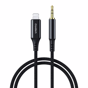 Choetech AUX007 Lightning / mini jack 3.5mm laidas 1m juodas