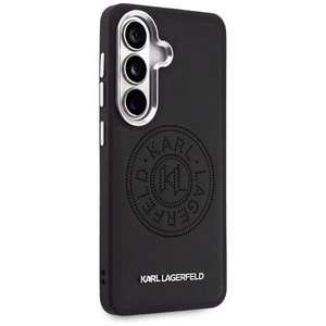 Karl Lagerfeld dėklas Perforated KL MagSafe Samsung Galaxy S26 Plus juodas