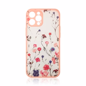 Design Case для iPhone 12 Pro Max цветочный розовый