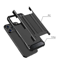 Šarvuotas anglies dėklas telefonui Iphone 17 Pro Max juodas