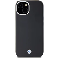 BMW Signature Wrapped Metal Magnetinis dėklas telefonui iPhone 15/14/13 - juodas