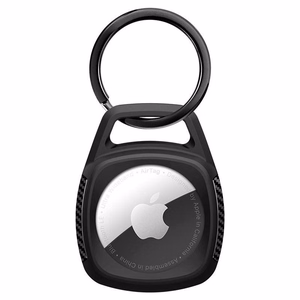 Spigen Rugged Armor dėklas skirtas Apple AirTag - matinis juodas