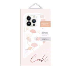 Uniq Coehl Meadow dėklas telefonui iPhone 14 Pro Max - rožinis