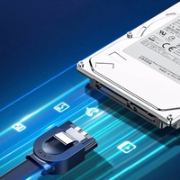 Ugreen SATA 3.0 laidas 0.5m juodas (US217)