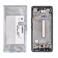 ServicePack LCD ekranas SAMSUNG A53 5G A536B GH82-28024A juodas