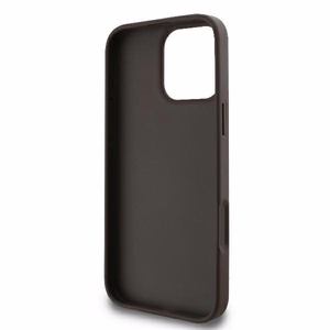 Guess 4G Didelio Logotipo dėklas iPhone 16 Pro Max - ruda