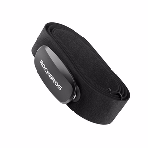 Rockbros HRM812 Bluetooth ANT+ širdies ritmo jutiklio diržas, IP67 – spalva: juoda