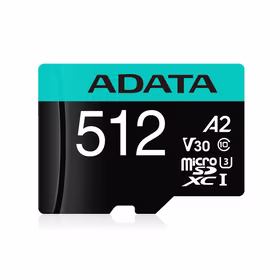 Micro SDXC atminties kortelė ADATA 512GB UHS-I su adapteriu