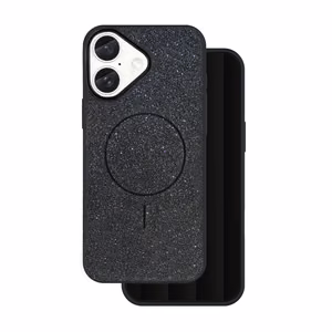 Чехол Glitter Thin Mag для iPhone 16e / 17e чёрный