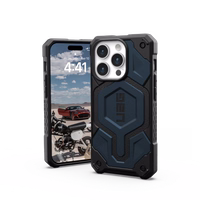 UAG Monarch Pro dėklas su MagSafe iPhone 15 Pro - tamsiai mėlynas