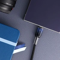 FORCELL F-ENERGY C352 kabelis USB A į Type C QC4.0 3A 66W Gradientinis 1 m juodas