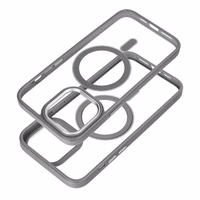 COLOR EDGE MAG COVER dėklas telefonui suderinamas su Magnetiniu SAMSUNG S25 ULTRA titano pilka