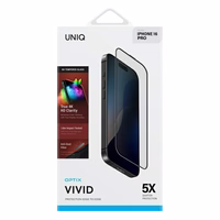 Uniq Optix Vivid apsauginis stiklas su aplikatoriumi iPhone 16 Pro