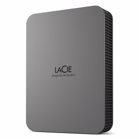 LaCie Mobile Drive Secure 5TB išorinis kietasis diskas USB-C pilkas