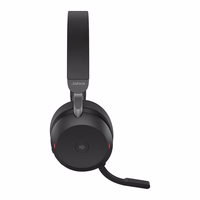 Jabra Evolve2 75 MS Stereo USB-A - belaidės ausinės, juodos spalvos