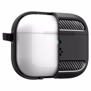 Spigen Rugged Armor dėklas AirPods 3 - matinės juodos spalvos
