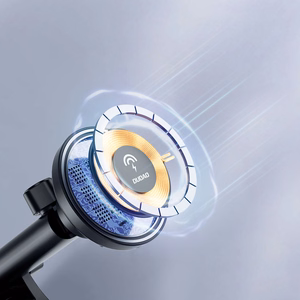 Belaidis automobilinis įkroviklis-laikiklis Dudao (F12MAX+) Magnetic (MagSafe 15W) juodas