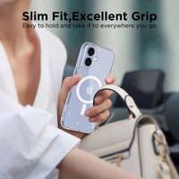 Tech-Protect FlexAir MagSafe dėklas telefonui iPhone 17 - skaidrus su blizgučiais