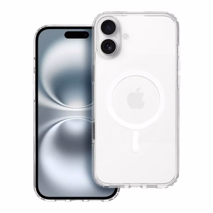 Clear Elite Mag Cover antigiltonis, suderinamas su kameros valdymo mygtuku ir Magnetiniu IPHONE 16 Air skaidrus