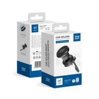 BLUE STAR magnetinis automobilio laikiklis oro ventiliacijai SMART LOCK ROUND MAGNETIC juodas