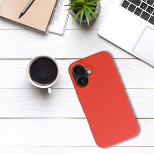Tel Protect silikoninis dėklas telefonui Iphone 16 koralinis