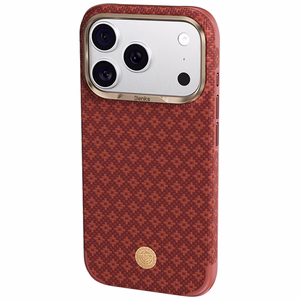 Benks ArmorGrid Edge X9 Air Navigator kevlaro dėklas (C.K.FL.AP.RD.X069) iPhone 18 Pro/17 Pro, raudonas (Sawy Red)