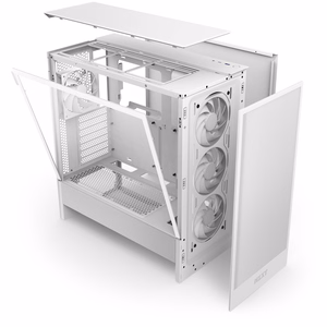 NZXT kompiuterio korpusas H5 Flow RGB 2024 baltas