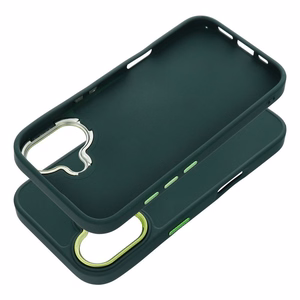 FRAME dėklas telefonui IPHONE 16 žalias