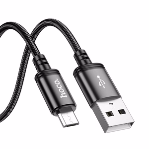 Kabelis USB A į Micro USB Hoco 2,4A 2 m X89 juodas
