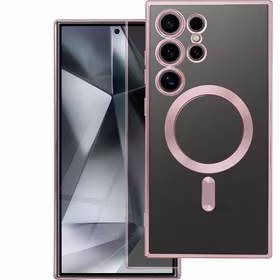 ELECTRO MAG COVER dėklas telefonui (m) su MagSafe SAMSUNG S25 Edge - rožinis auksas (m)