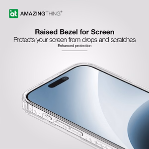 Amazing Thing Titan Pro Magnetinis dėklas telefonui 10FT IP156.7PTMCL Iphone 15 Pro Max skaidrus