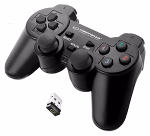 Esperanza EGG108K žaidimų valdiklis juodas USB 2.0 Gamepad analoginis / skaitmeninis PC, Playstation 3