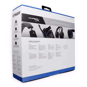 Wire headphones Jack 3,5 mm HyperX Cloud Stinger PlayStation black blue