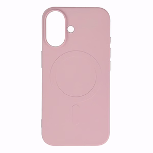 Skystas silikoninis dėklas Magnetinis Samsung Galaxy S25 - Rožinis