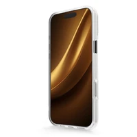 Skaidrus itin plonas magnetinis dėklas telefonui iPhone 15 Pro 6,1" juodas
