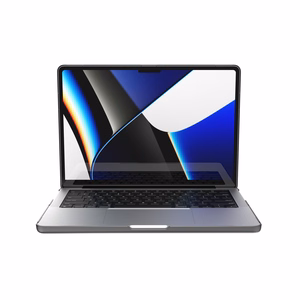 Speck SmartShell kietas dėklas, skirtas MacBook Pro 14" (M5 / M4 / M3 / M2 / M1, 2026–2021), „Onyx Black“ spalvos