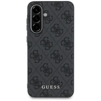 Guess 4G Metal Gold Logo dėklas telefonui Samsung Galaxy A56 - juoda