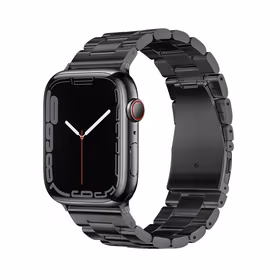 FORCELL F-DESIGN FA10 nerūdijančio plieno laikrodžio juosta Apple Watch 38 / 40 / 41 mm - juoda
