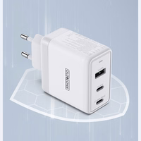 Įkroviklis DUZZONA T1 65W 2xUSB-C/USB-A baltas