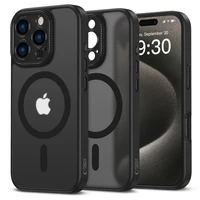 Tech-Protect MagCam Magnetinis iPhone 16 Pro dėklas - pusiau permatomas