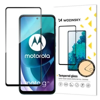 Wozinsky grūdintas stiklas pilno klijavimo itin tvirtas apsauginis stiklas pilno padengimo su rėmeliu, dėklui draugiškas Motorola Moto G71 5G juodas