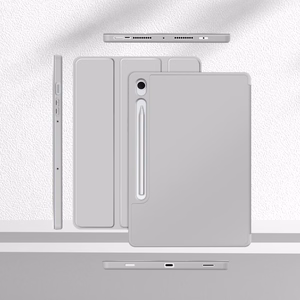 Tech-Protect SmartCase Pen Чехол для Samsung Galaxy Tab S9 11.0 / S9 FE / S10 FE / S10 Lite 10.9 X710 / X716B / X510 / X516B / X520 / X526 / X400 / X406B - серый