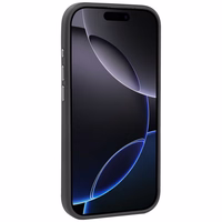 Audi RSQ Anglies pluošto Sportinis raudonas apskritimas Magnetinis dėklas telefonui iPhone 17 Pro Max - juodas