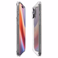 Spigen Ultra Hybrid dėklas telefonui iPhone 16 Pro - skaidrus