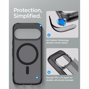 Spigen Ultra Hybrid Mag MagSafe dėklas Google Pixel 11 Pro – juodas ir pilkas