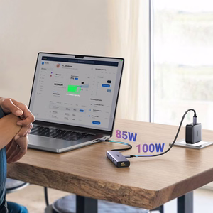 Ugreen CM512 15598 6in1 šakotuvas USB-C - 3x USB-A 3.0 / HDMI / RJ45 / USB-C PD - pilkas